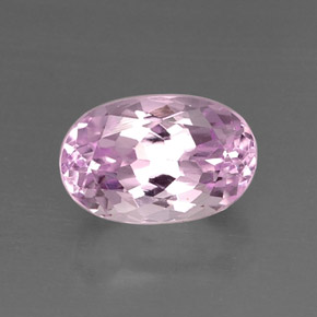 Kunzita rosa natural de 6,94 ct, corte óvalo, VVS-VS