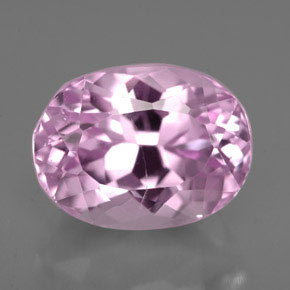 Kunzita Rosa natural de 6.06 ct, Corte Óvalo, VS