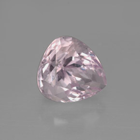 Kunzita rosa natural de 3,43 ct, en forma de pera, VVS-VS