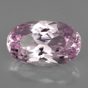 Kunzita Rosa natural de 13.09 ct, Corte Óvalo, VVS-VS