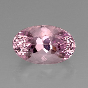 Kunzita rosa natural de 13,47 ct, corte óvalo, VVS-VS
