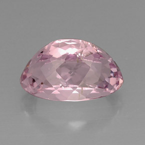 Kunzita rosa natural de 13,47 ct, corte óvalo, VVS-VS
