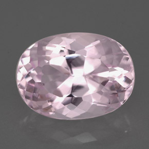 Kunzita rosa natural de 5,90 ct, corte óvalo, VVS