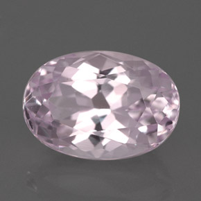 Kunzita rosa natural de 5,35 ct, corte óvalo, VVS