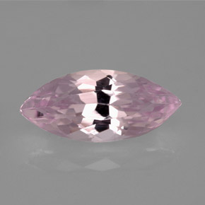 Kunzita rosa natural de 6,61 ct, marquesa, VVS-VS