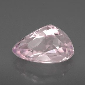 Kunzita rosa natural de 3,83 ct, en forma de pera, VVS
