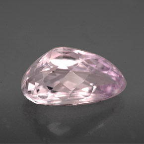 Kunzita Rosa natural de 5.54 ct, En forma de pera, VVS-VS