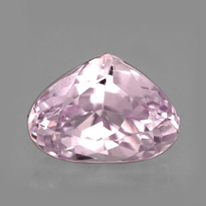 Kunzita rosa natural de 5,09 ct, en forma de pera, VVS-VS