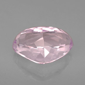 Kunzita rosa natural de 5,09 ct, en forma de pera, VVS-VS