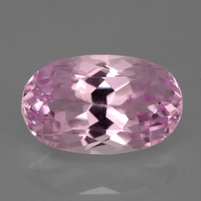 Kunzita rosa natural de 10,10 ct, corte óvalo, VVS-VS