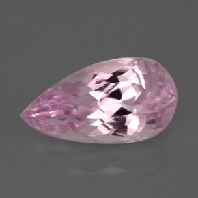 Kunzita Rosa natural de 6.39 ct, En forma de pera, VVS