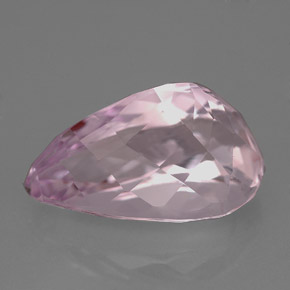 Kunzita rosa natural de 9,18 ct, en forma de pera, VVS-VS