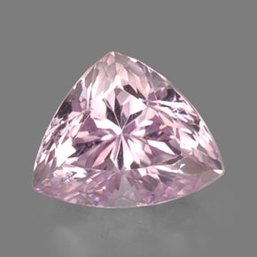 Kunzita rosa natural de 9,19 ct, trillón, VVS-VS