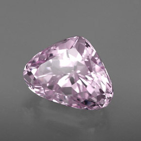 Kunzita rosa natural de 8,48 ct, en forma de pera, VVS-VS