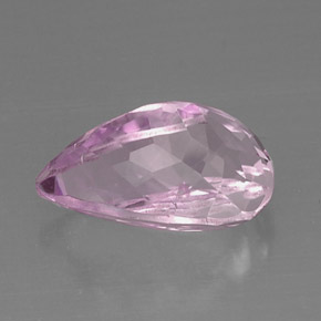 Kunzita rosa natural de 9,19 ct, en forma de pera, VVS-VS