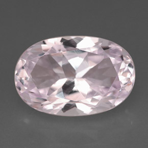 Kunzita rosa natural de 5,43 ct, corte óvalo, VVS-VS