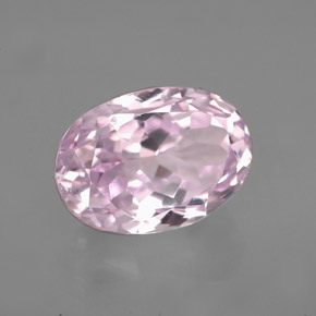 Kunzita rosa natural de 5,79 ct, corte óvalo, VVS-VS