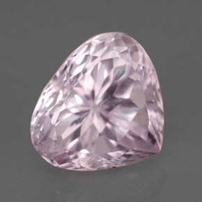 Kunzita rosa natural de 4,04 ct, en forma de pera, VVS-VS
