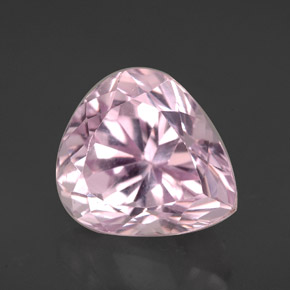 Kunzita Rosa natural de 4.66 ct, En forma de pera, VVS-VS