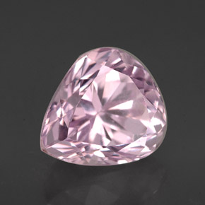 Kunzita Rosa natural de 4.66 ct, En forma de pera, VVS-VS