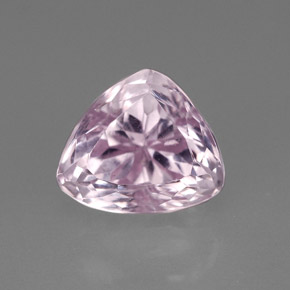 Kunzita rosa natural de 3,97 ct, trillón, VVS-VS