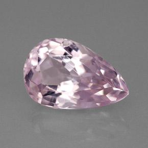 Kunzita Rosa natural de 4.07 ct, En forma de pera, VVS-VS