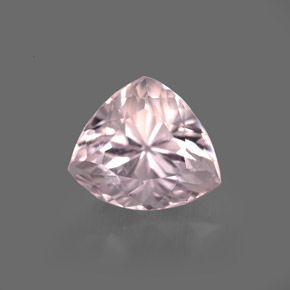 Kunzita rosa natural de 3,65 ct, trillón, VVS-VS