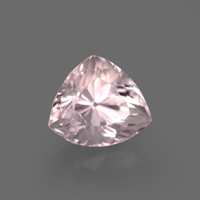 Kunzita rosa natural de 3,65 ct, trillón, VVS-VS
