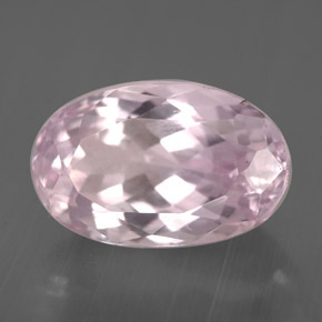 Kunzita rosa natural de 4,06 ct, corte óvalo, VVS-VS