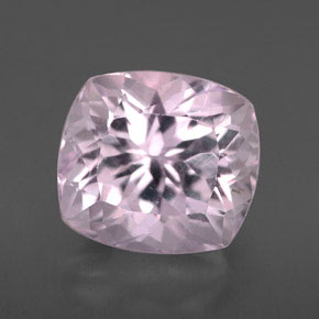Kunzita rosa natural de 5,35 ct, corte cojín, VVS-VS