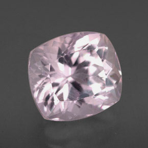 Kunzita rosa natural de 5,35 ct, corte cojín, VVS-VS