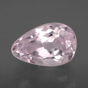 Kunzita Rosa natural de 3.70 ct, En forma de pera, VVS-VS