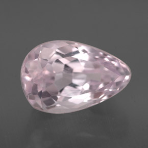 Kunzita Rosa natural de 3.70 ct, En forma de pera, VVS-VS