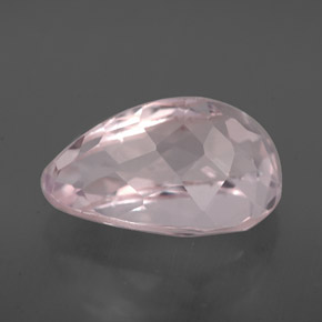 Kunzita Rosa natural de 3.70 ct, En forma de pera, VVS-VS