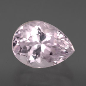 Kunzita Rosa natural de 4.03 ct, En forma de pera, VVS-VS