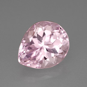 Kunzita rosa natural de 4,18 ct, en forma de pera, VS
