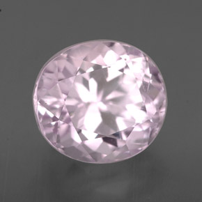 Kunzita rosa natural de 4,22 ct, corte óvalo, VS