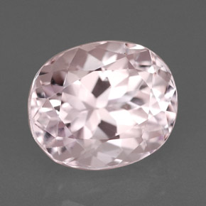 Kunzita rosa natural de 2,66 ct, corte óvalo, VVS-VS
