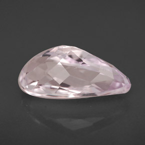 Kunzita rosa natural de 3,95 ct, en forma de pera, VVS