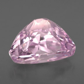 Kunzita rosa natural de 4,34 ct, forma elegante, VS