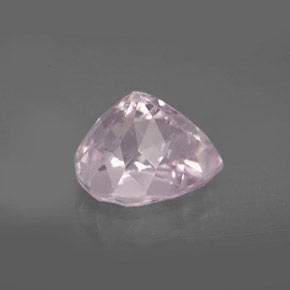 Kunzita rosa natural de 4,80 ct, en forma de pera, VVS-VS