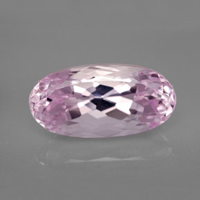 Kunzita rosa natural de 11,76 ct, corte óvalo, VVS