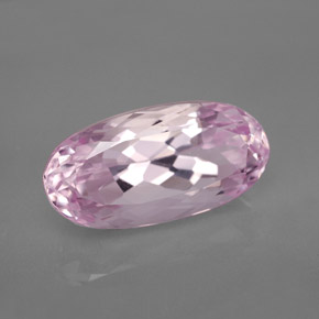 Kunzita rosa natural de 11,76 ct, corte óvalo, VVS