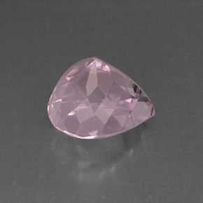 Kunzita rosa natural de 5,94 ct, en forma de pera, VVS-VS