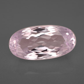 Kunzita Rosa natural de 7.01 ct, Corte Óvalo, VS