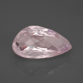 Kunzita rosa natural de 4,42 ct, en forma de pera, VVS-VS