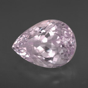 Kunzita Rosa natural de 6.94 ct, En forma de pera, VVS-VS