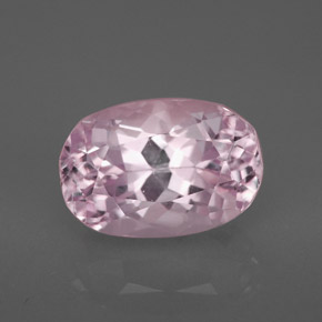Kunzita rosa natural de 4,28 ct, corte cojín, VVS-VS