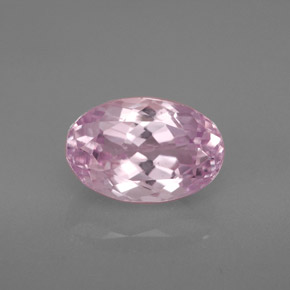 Kunzita rosa natural de 3,79 ct, corte óvalo, VS