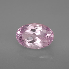 Kunzita rosa natural de 3,79 ct, corte óvalo, VS